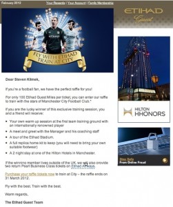 Etihad Guest Man City